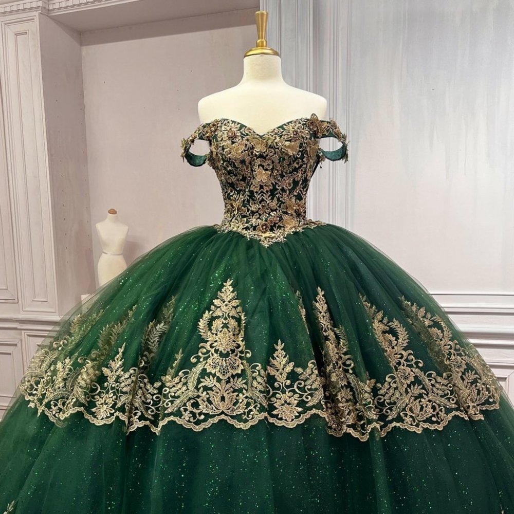 NEW LONG OFF THE SHOULDER SLEEVELESS EMBROIDERED GOWN WITH LACE UP BACK CD 15705